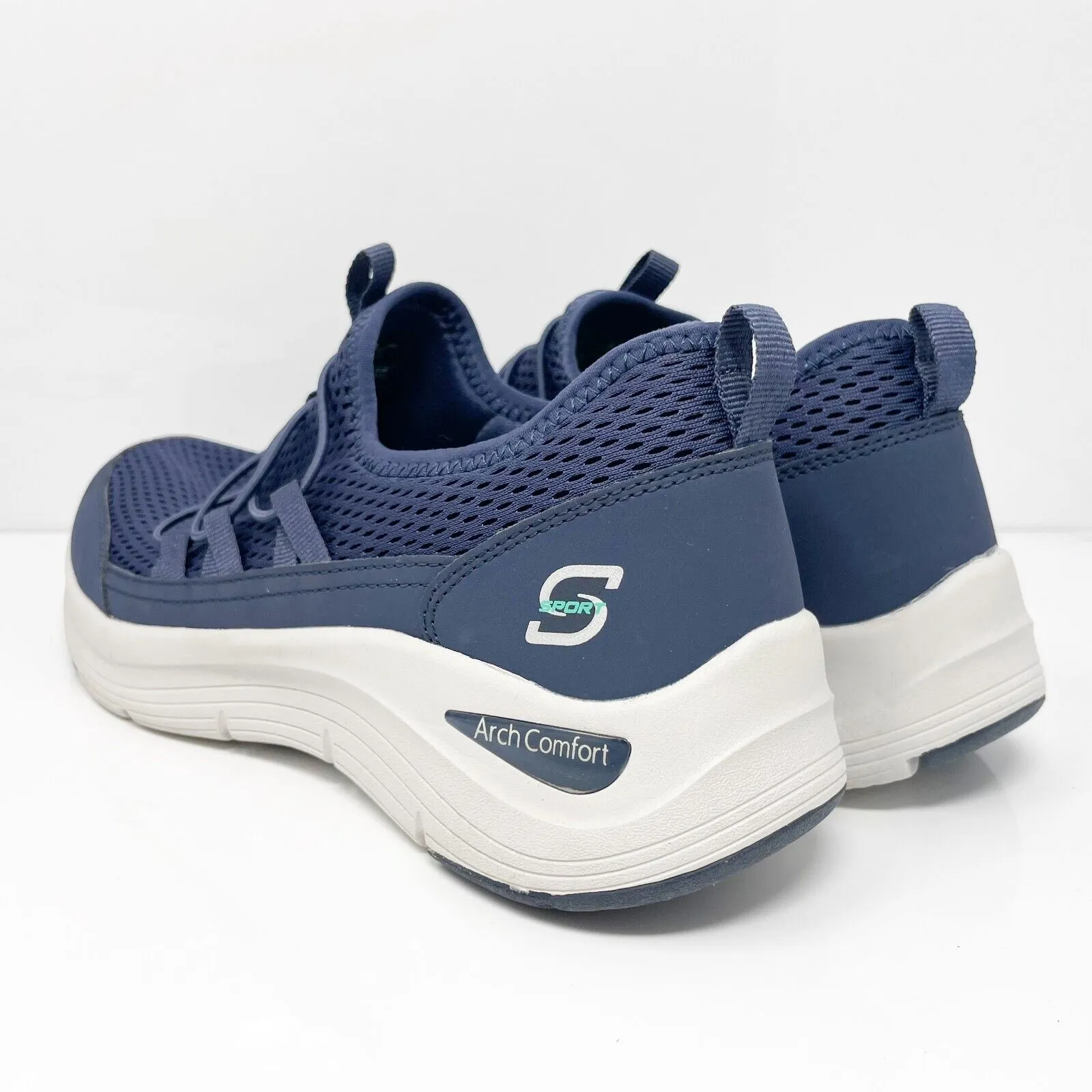 Skechers Womens S Sport F190-2 Blue Running Shoes Sneakers Size 9