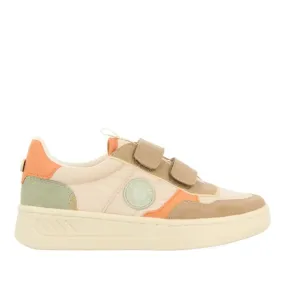 SNEAKERS BEIGE COLOR RETRO STYLE WITH COLORFUL DETAILS FOR GIRL AND BOY WELAKA