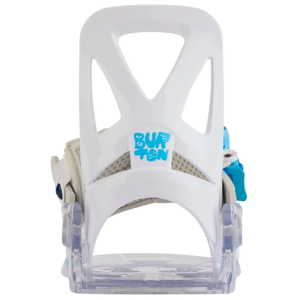Snowboard binding Burton ---Grom white