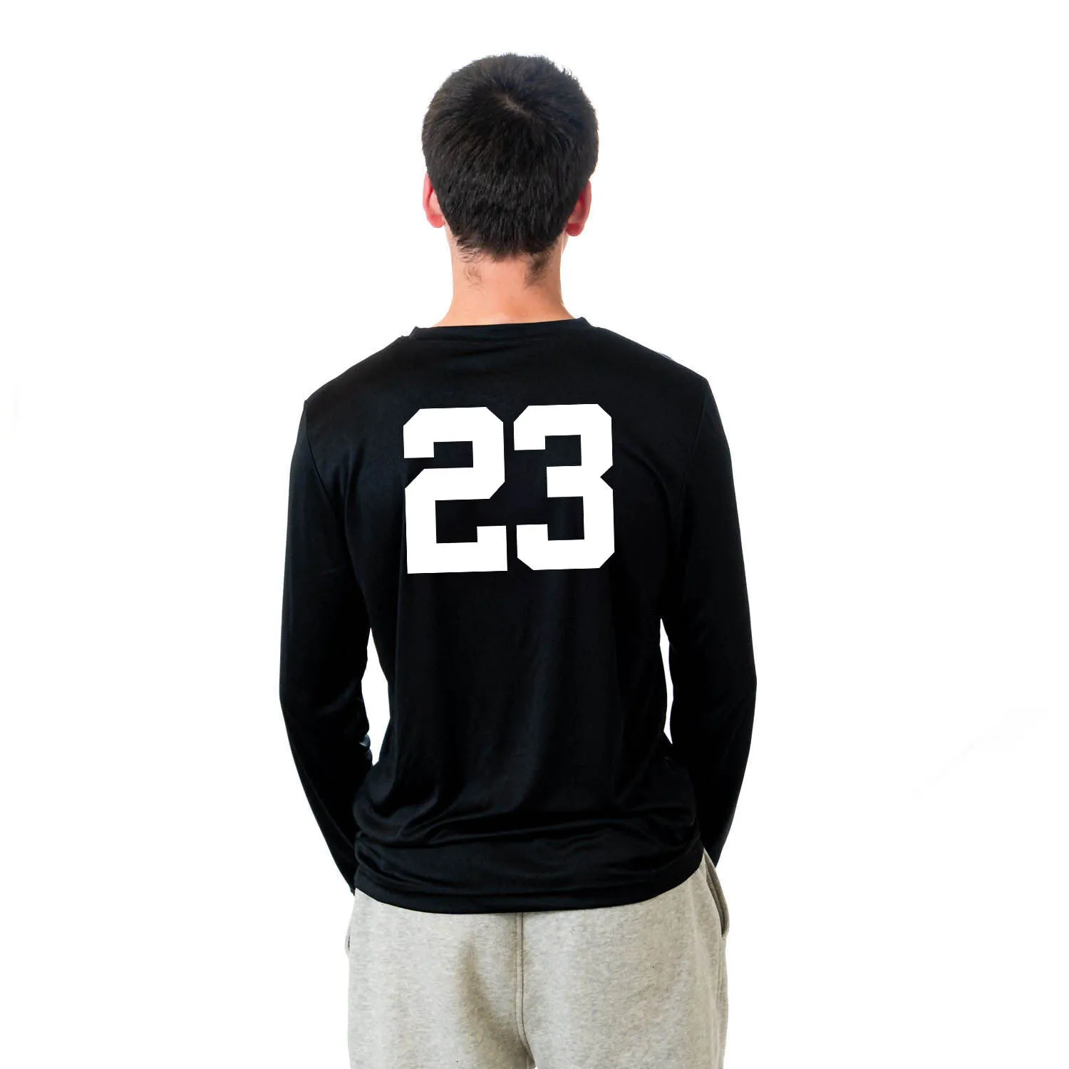 Soccer Long Sleeve Performance Tee - Just Kickin' It 