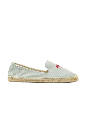     SOLUDOS  Flamingo Embroidered Smoking Slipper    