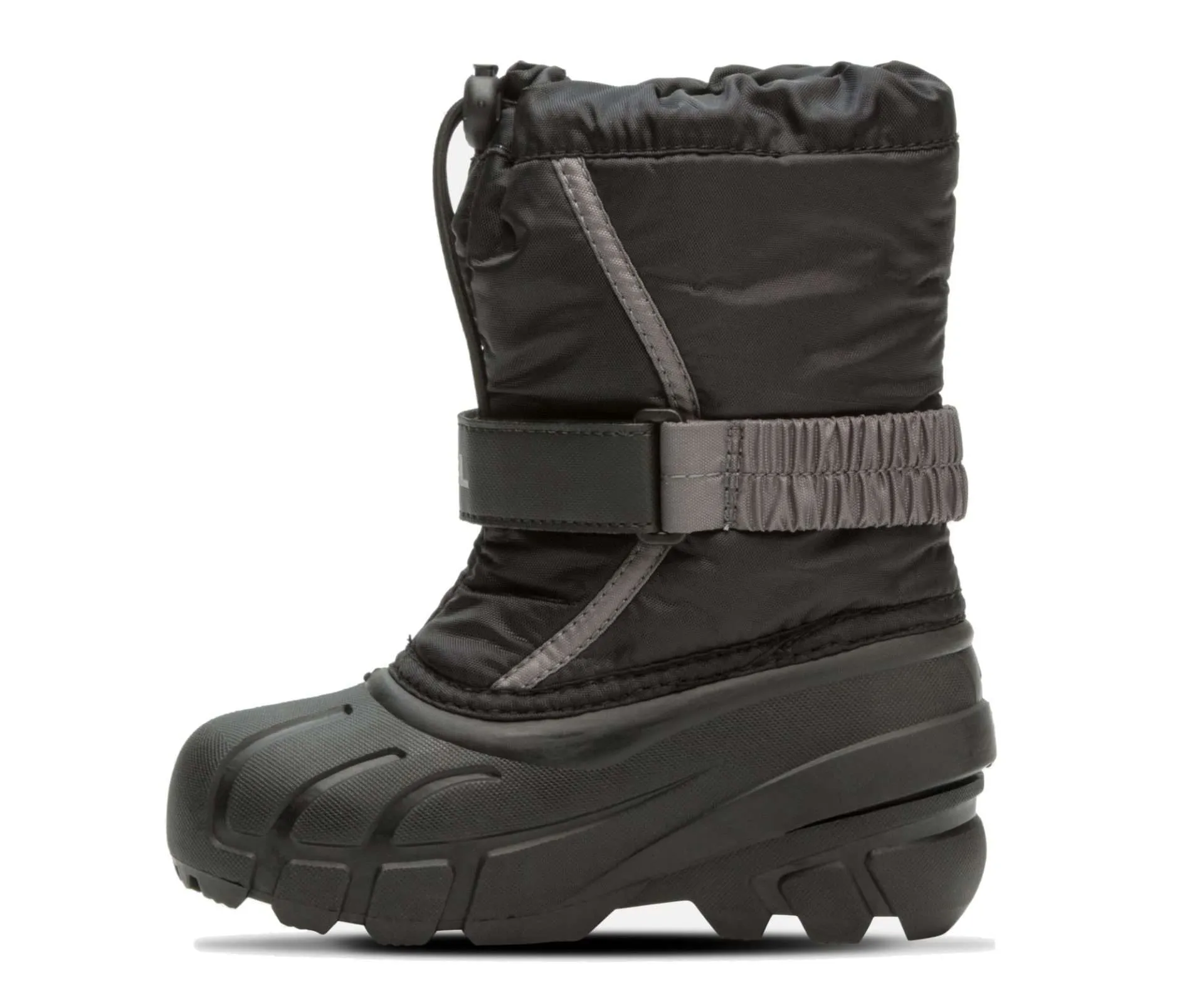 SOREL Childrens Flurry Boot – Black City Grey