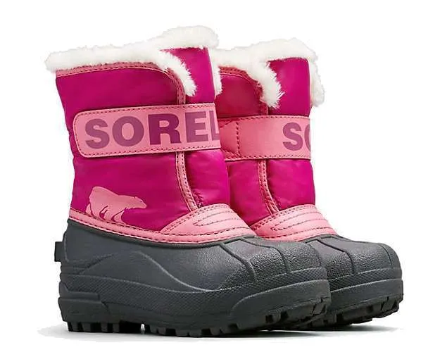 SOREL Childrens’ Snow Commander Boot – Tropic Pink