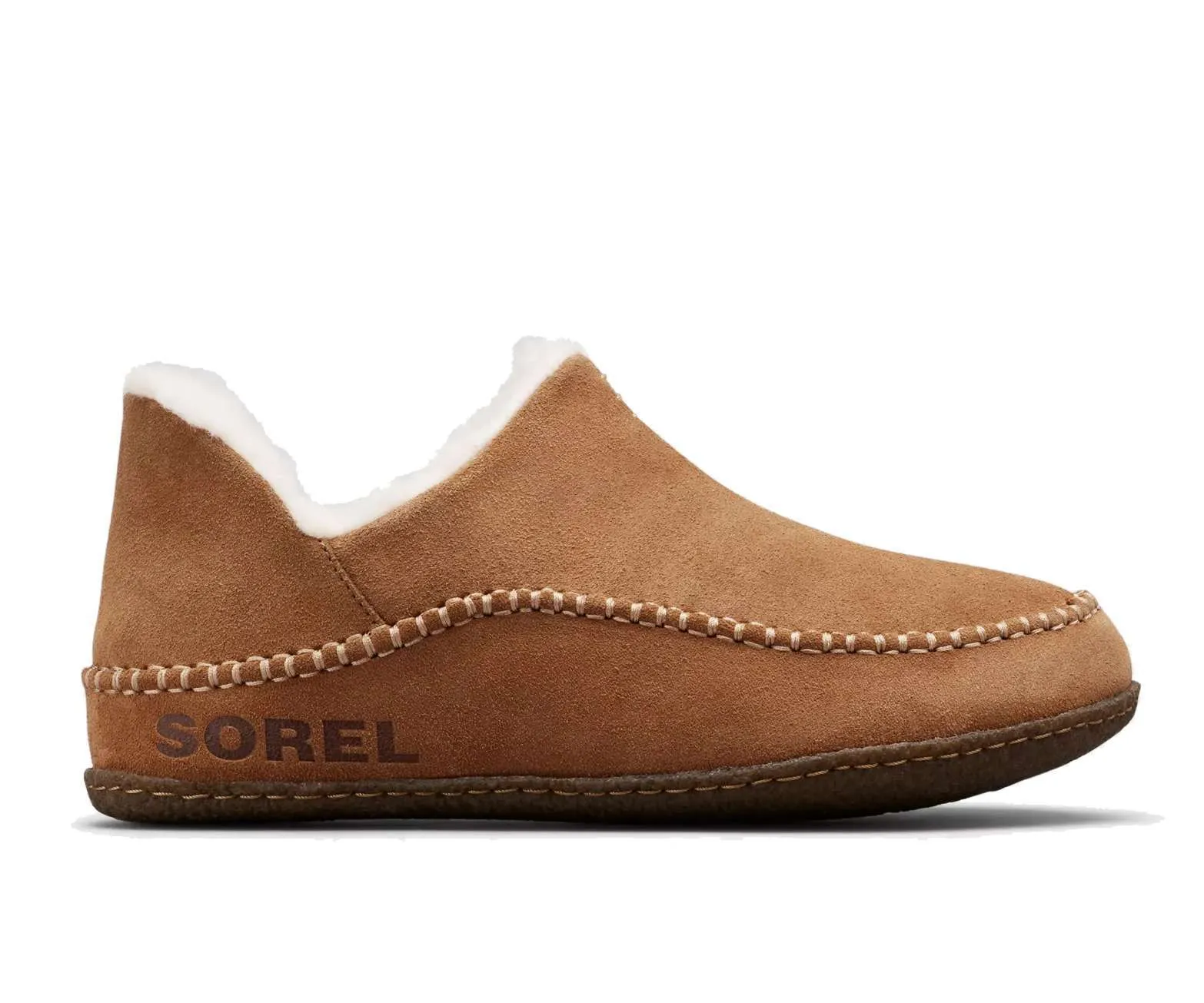 SOREL MEN’S MANAWAN II SLIPPER – Elk, Natural