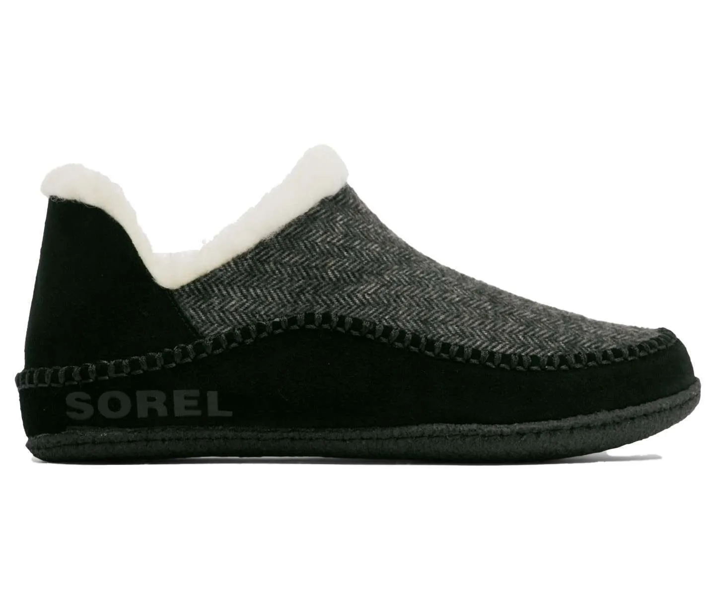 SOREL MEN’S MANAWAN II SLIPPER – Grill, Black