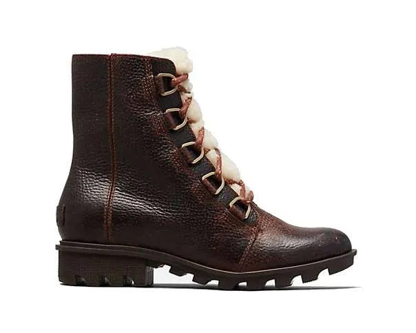 SOREL Phoenix Short Lace Cozy Boot #NL3415-282 BURRO