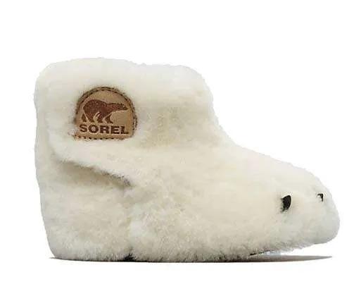 SOREL Toddler Bear Paw Slipper #NN2943-125 White