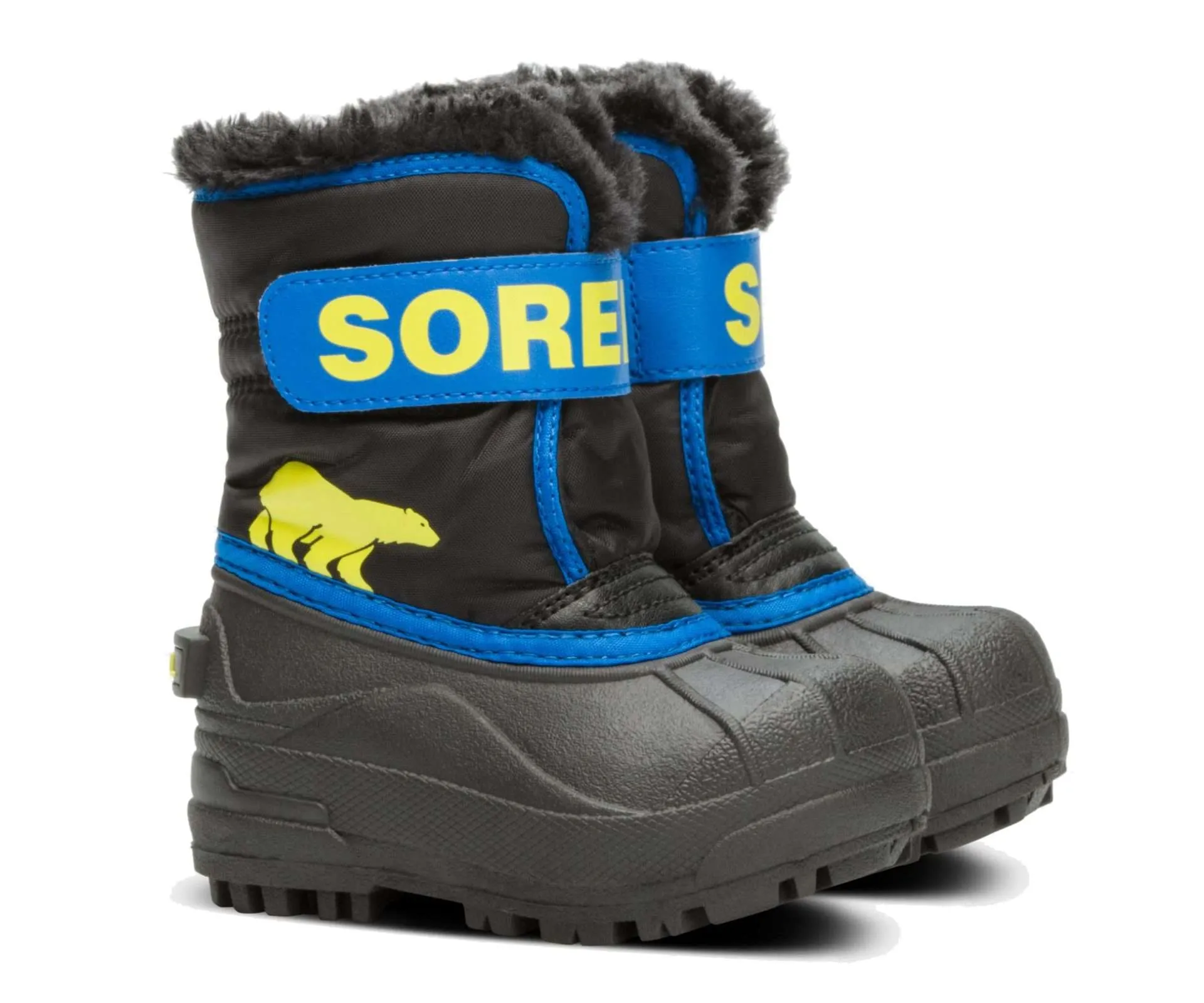 SOREL Toddler Snow Commander Boot – Black, Super Blue