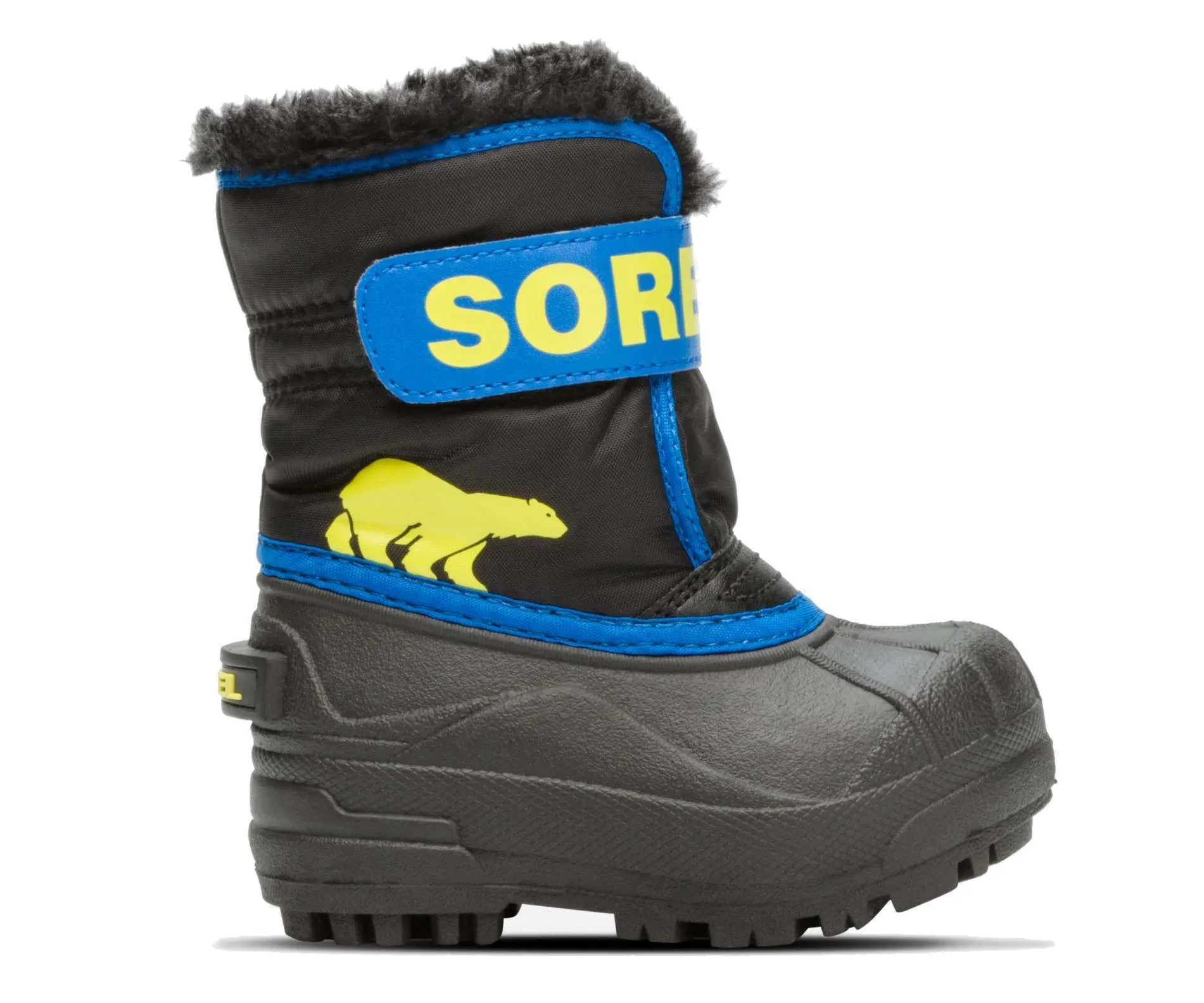 SOREL Toddler Snow Commander Boot – Black, Super Blue