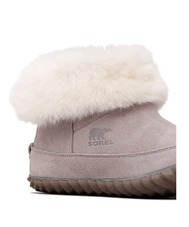 Sorel Women’s Out ‘N About Slipper Booties (Chrome Grey/Natural)