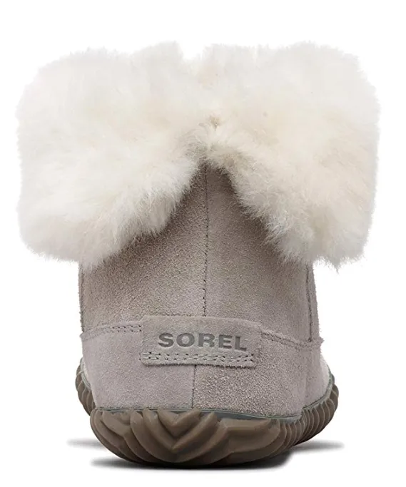 Sorel Women’s Out ‘N About Slipper Booties (Chrome Grey/Natural)