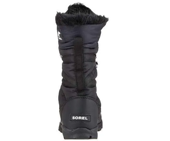 Sorel Women’s Whitney Tall Lace Snow Boot (Black/Sea Salt)