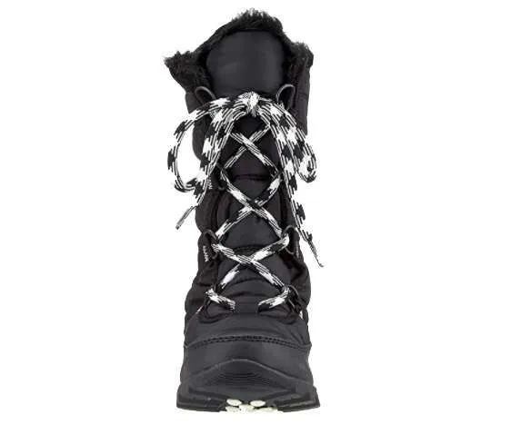 Sorel Women’s Whitney Tall Lace Snow Boot (Black/Sea Salt)