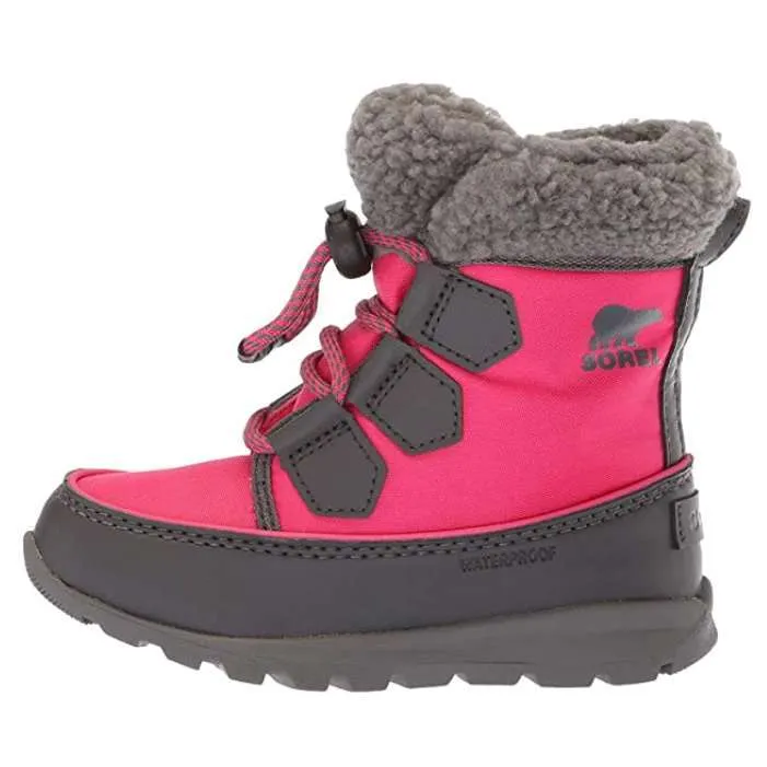 Sorel Youth Whitney Carnival Snow Boot (Ultra Pink/Dark Grey) Previous Season