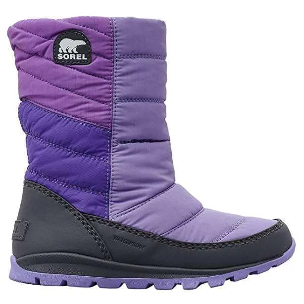 Sorel Youth Whitney High-Top Snow Boot (Paisley Purple)