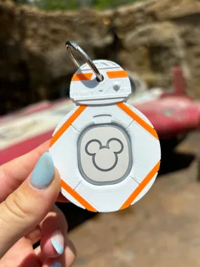 Spherical Orange Robot Magic Band Buddy