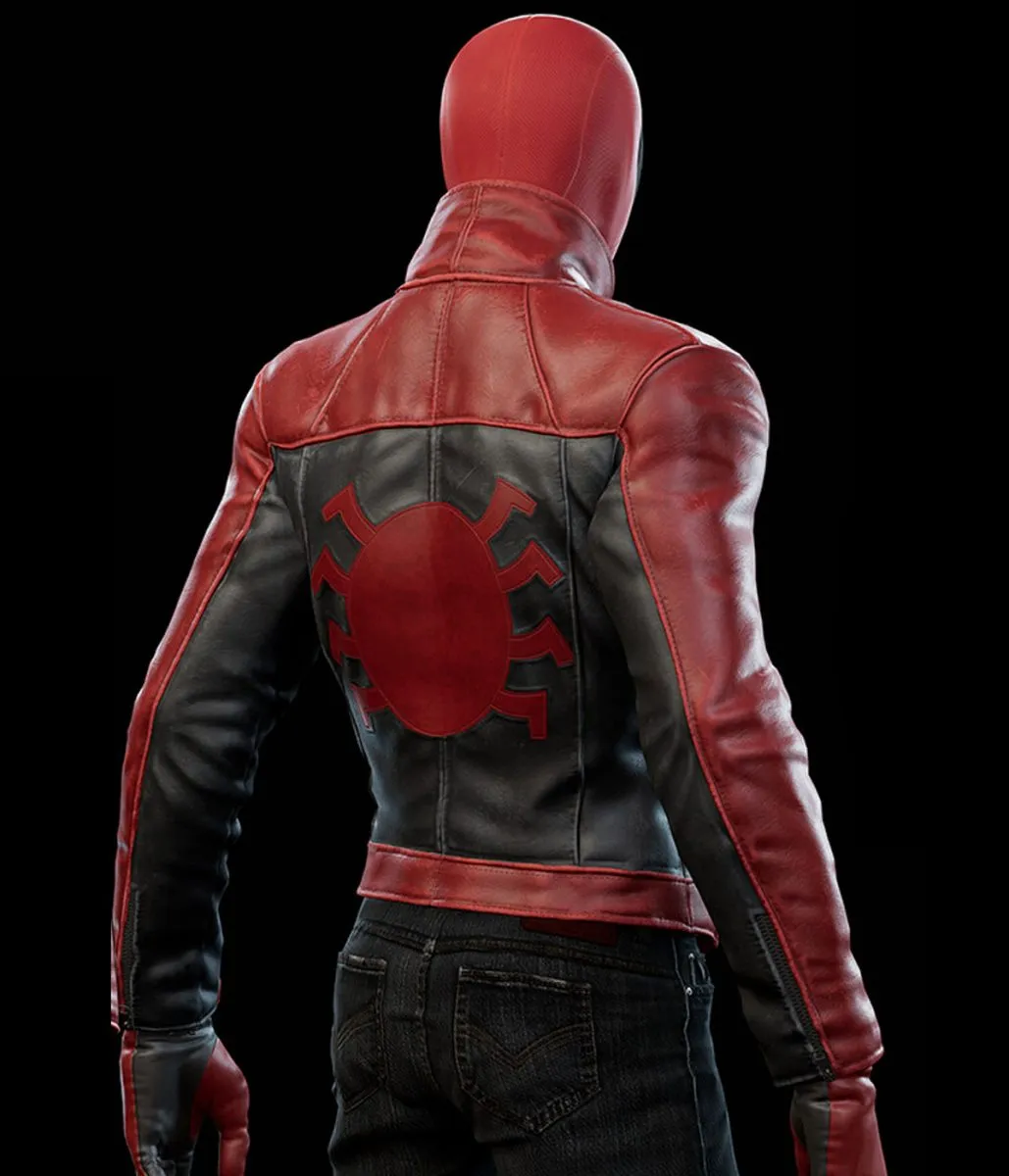 Spiderman The Last Stand Peter Parker Red and Black Jacket