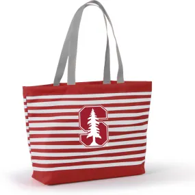 Stanford Cardinal Women's Cardinal Wavy Striped Tatum Tote Bag