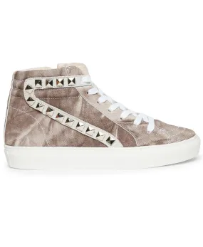 Steve Madden Women’s Grey Suede Tracey-F High Top Sneakers