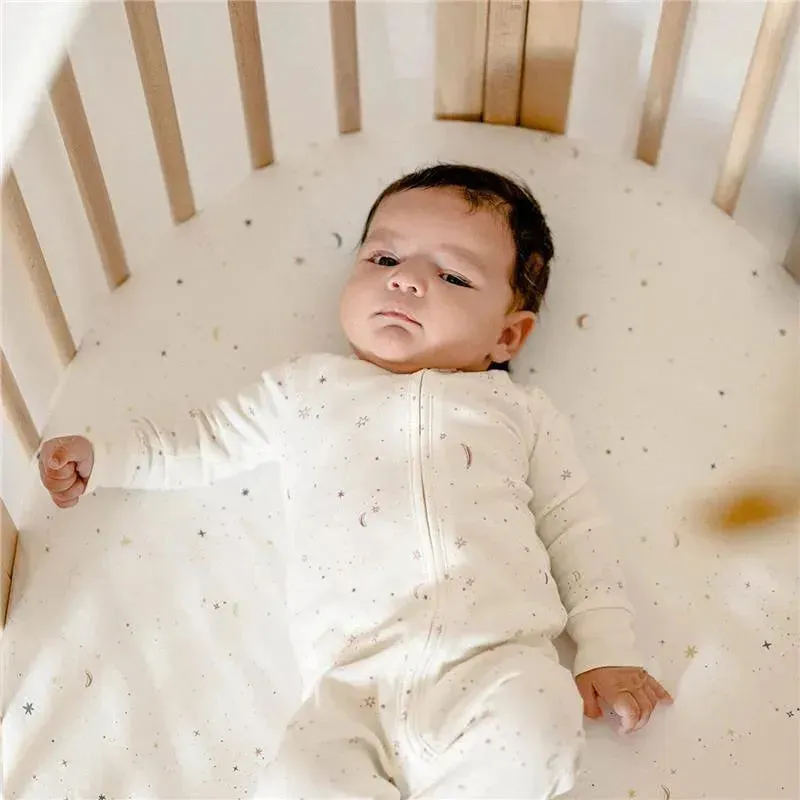 Stokke - Sleepi Mini Fitted Sheet by Pehr, Celestial