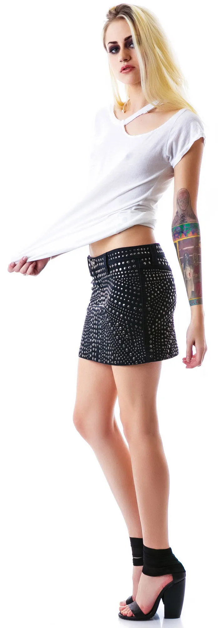 Stone Cold Mini Skirt-