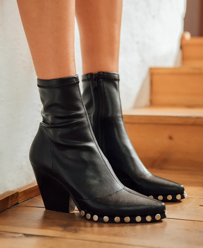 Stretch ankle boot with studs Noa Harmon Kansas 8072