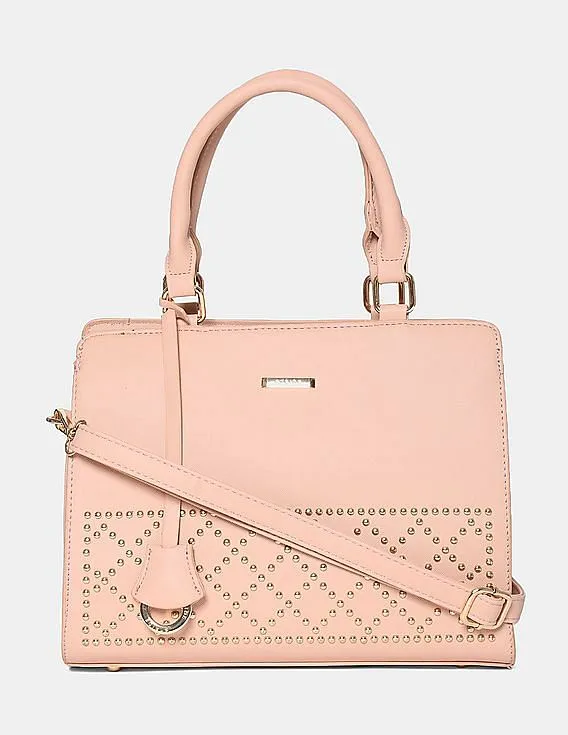 Stride Detachable Strap Studded Tote Bag