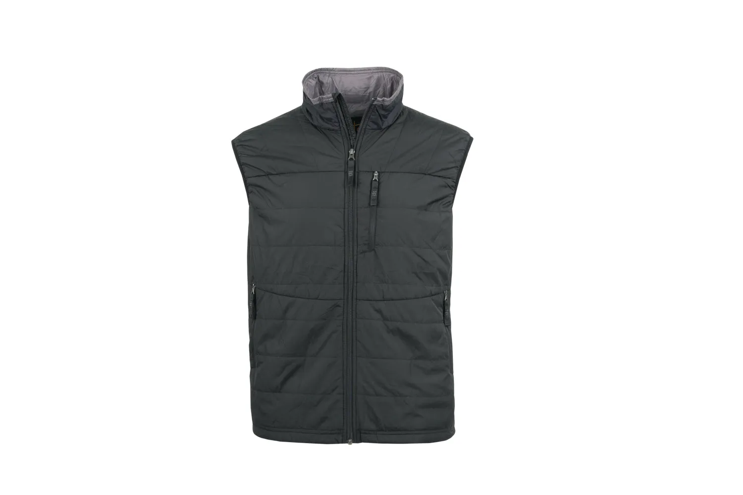 STS Ranchwear Mens Sterling Black/Grey 100% Polyester Softshell Vest