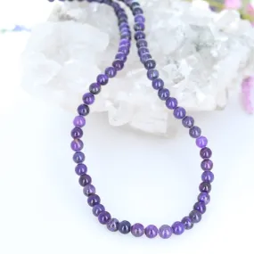 Stunning Genuine African Purple Sugilite Round Beads 6mm 16