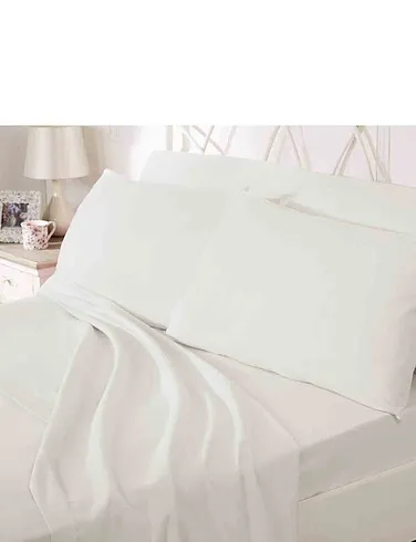 Supersoft Flannelette Sheet and Pillowcase Set