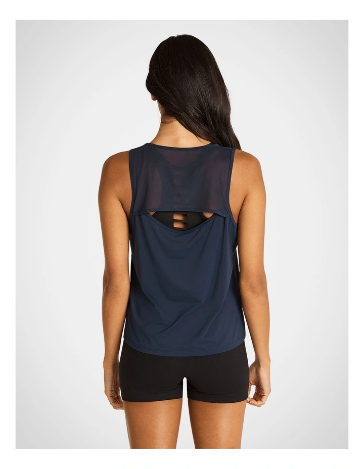 Swift Mesh Tank in Indigo