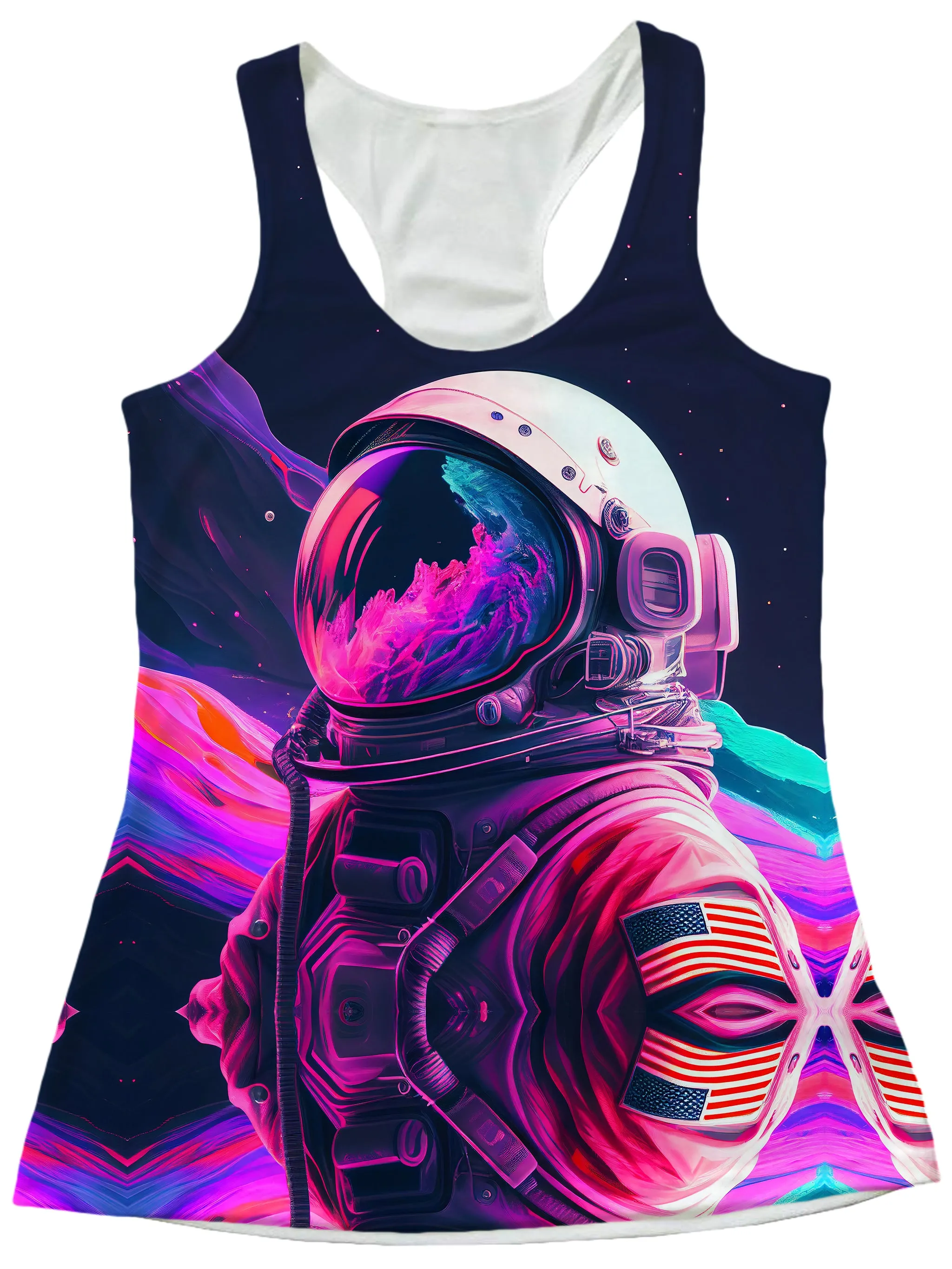 Synthwave Astronaut Women's Tank
