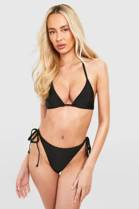 Tall Triangle Tie Side Bikini Set