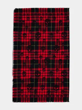Tartan Skull Scarf