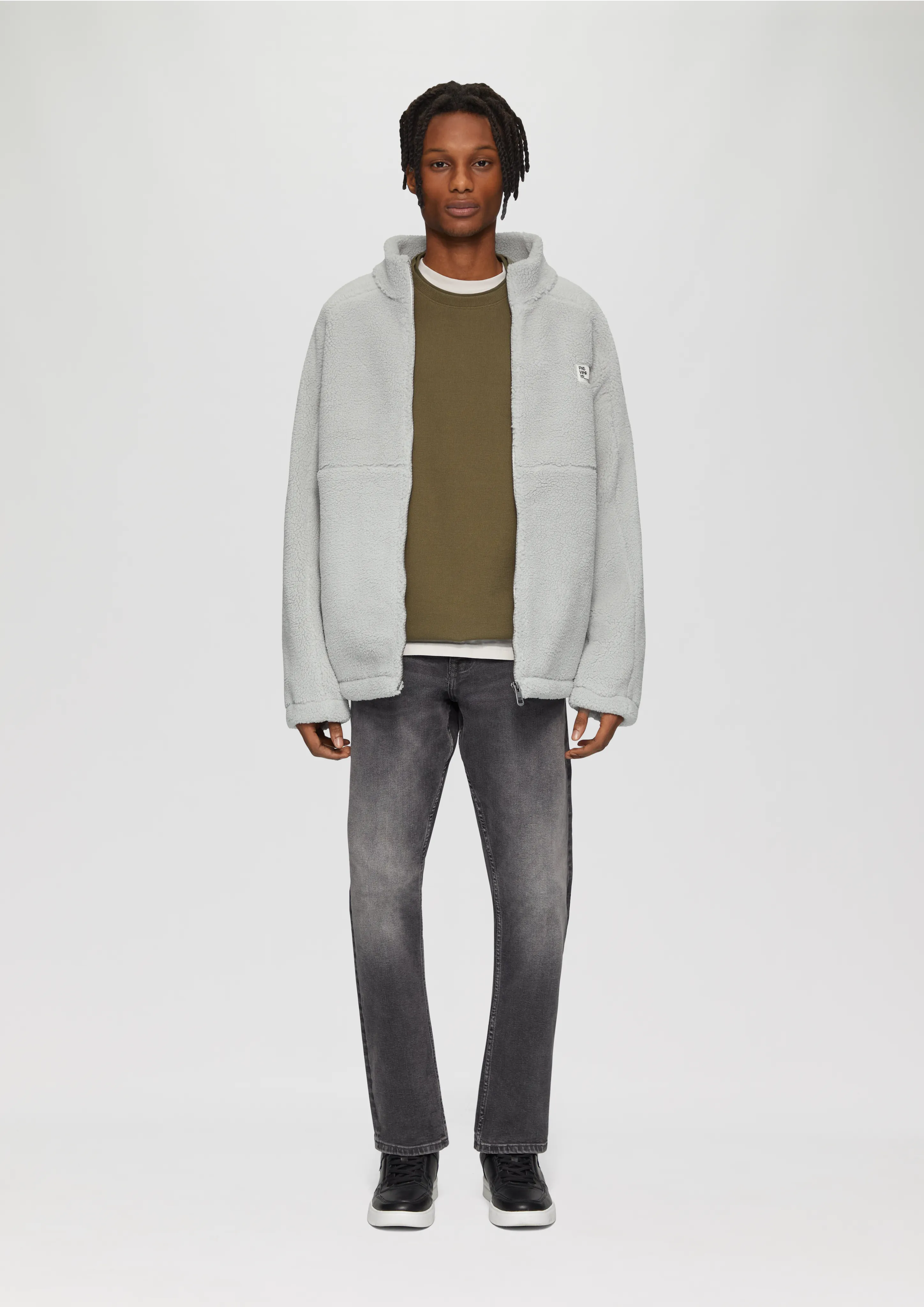 Teddy plush fleece jacket
