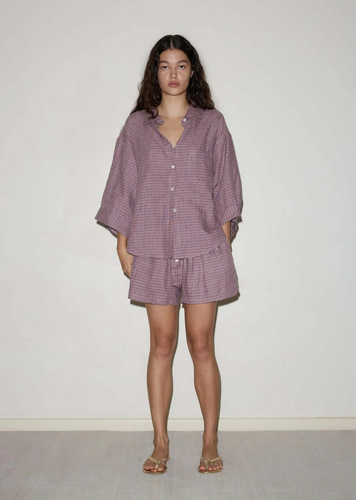 The 03 Sleepwear Set - Musk Check