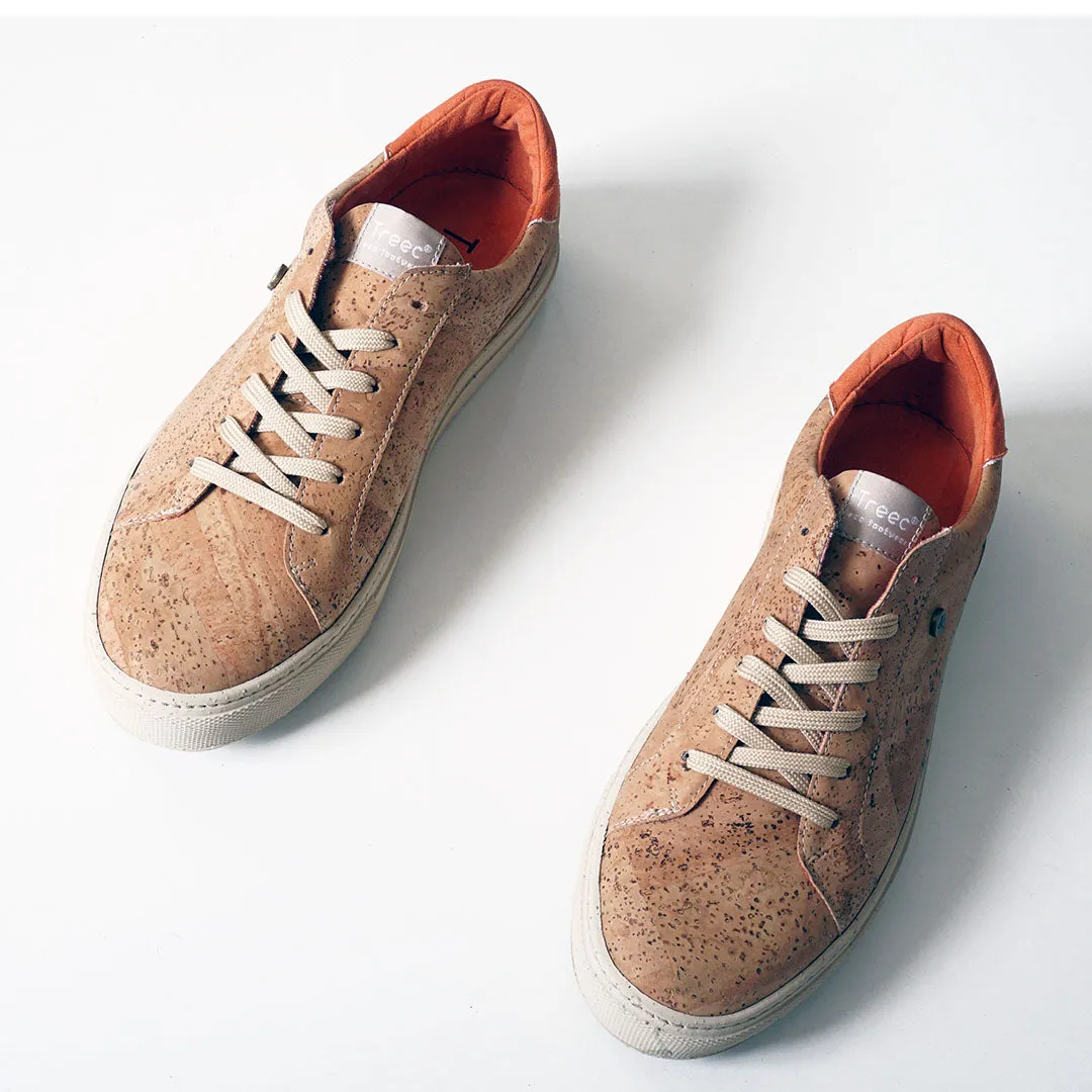 The Corker V22 Orange | Cork Vegan Shoes