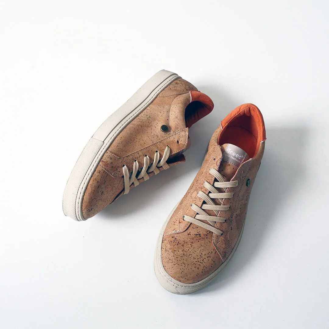 The Corker V22 Orange | Cork Vegan Shoes