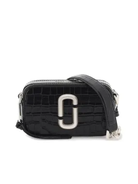 The Croc Embossed Shoulder Snapshot Bag