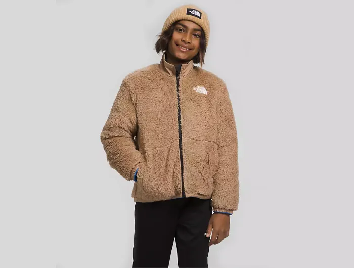The North Face Boys’ Reversible Mt Chimbo Full-Zip Hooded Jacket