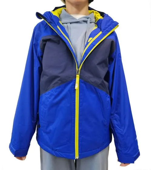 THE NORTH FACE Clement Giacca invernale idrorepellente 3 in 1 da neve per ragazzi NF0A3NNVCZ6 Blu/Nero/Giallo