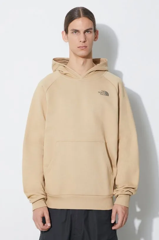 The North Face cotton sweatshirt Raglan Redbox men's beige color NF0A2ZWULK51