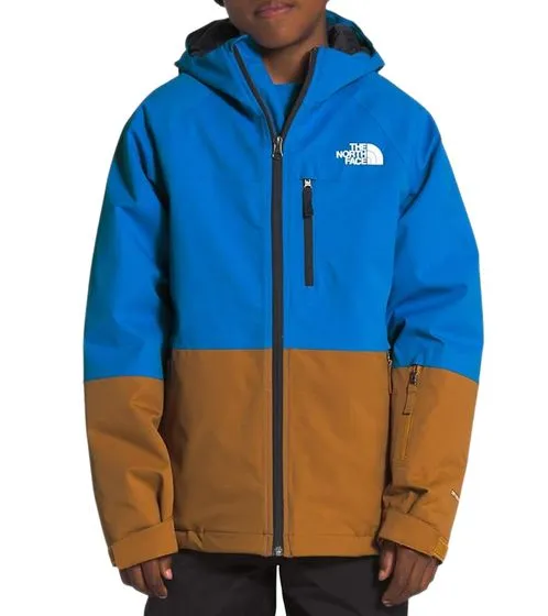THE NORTH FACE Giacca invernale idrorepellente Chakado per ragazzi e ragazze giacca da neve NF0ATIZW8G azzurro/marrone chiaro