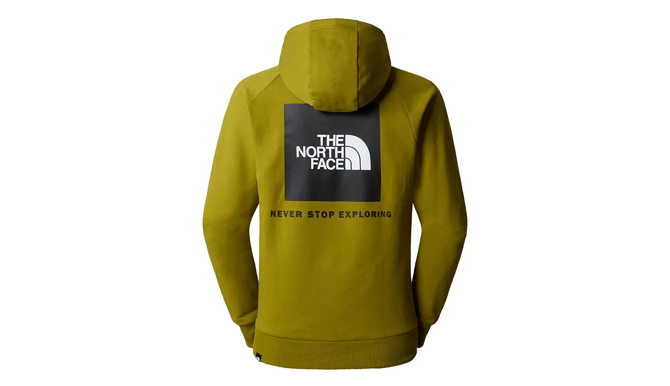 The North Face M Raglan Red Box Hoodie