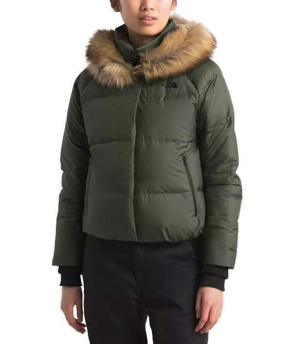 The North Face Women’s Dealio Down Crop Jacket (New Taupe Green)