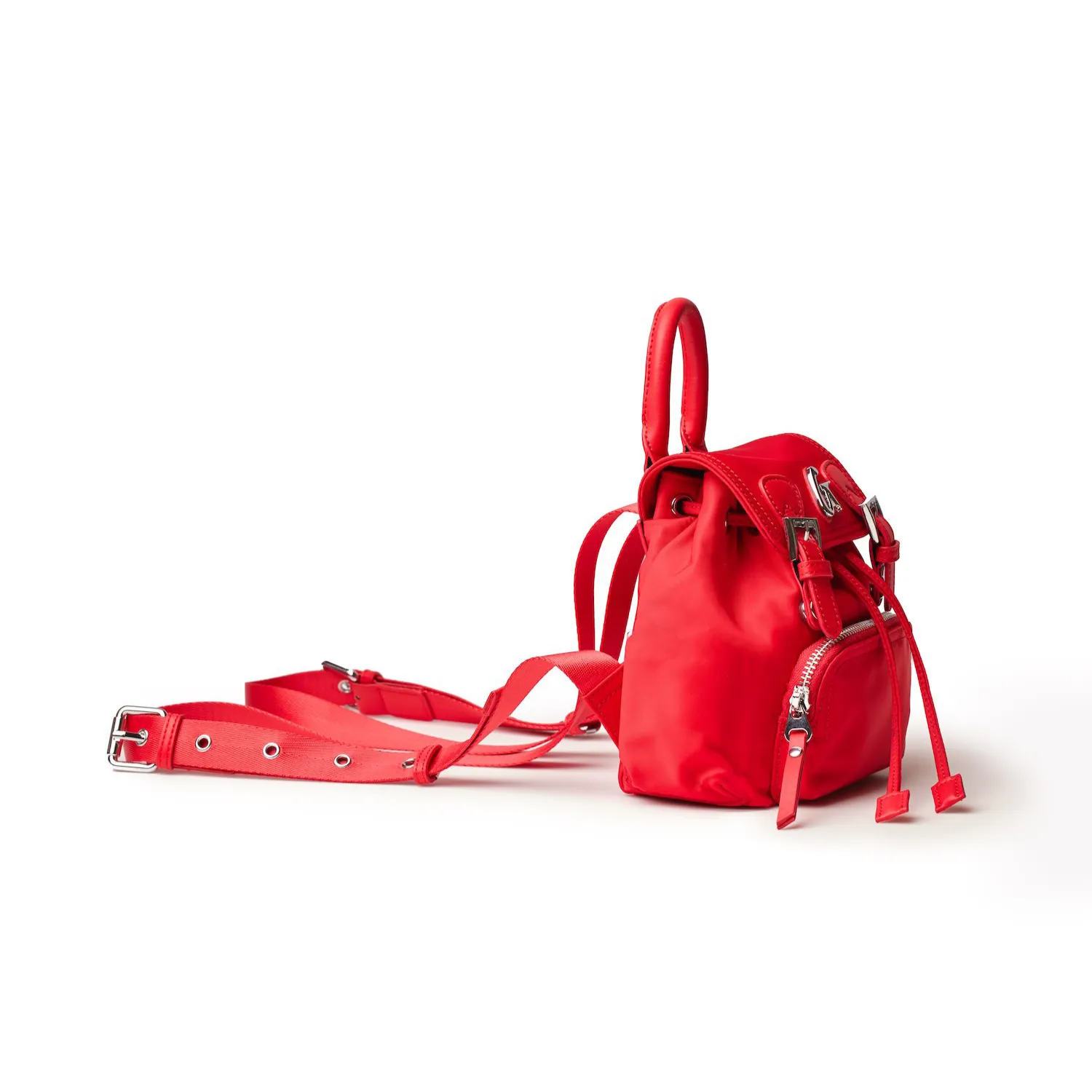 The Pistons x Glam-Aholic Red Mini Backpack
