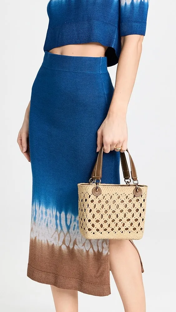 Themoire   Kobo Open Straw Bag 