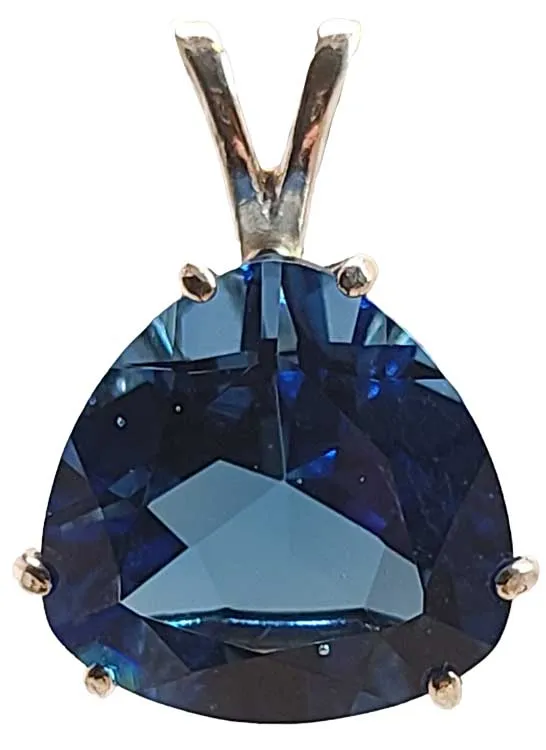 Tibetan Blue Obsidian Trillion Cut Special