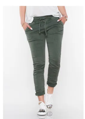 Tie Front Cargo Pants