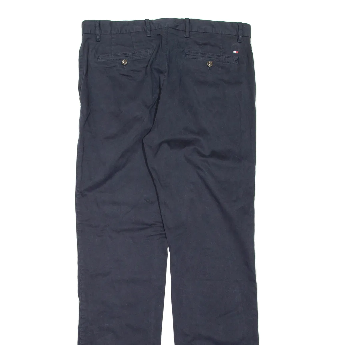 TOMMY HILFIGER Chino Mens Trousers Blue Regular Tapered W34 L34